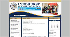 Desktop Screenshot of lyndhurstschools.net